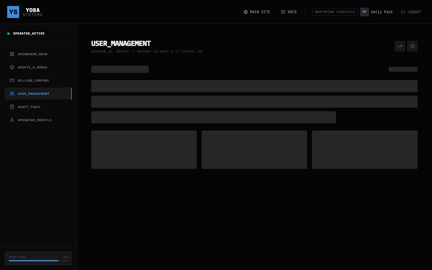 The read-only users table state for a viewer account without management controls.